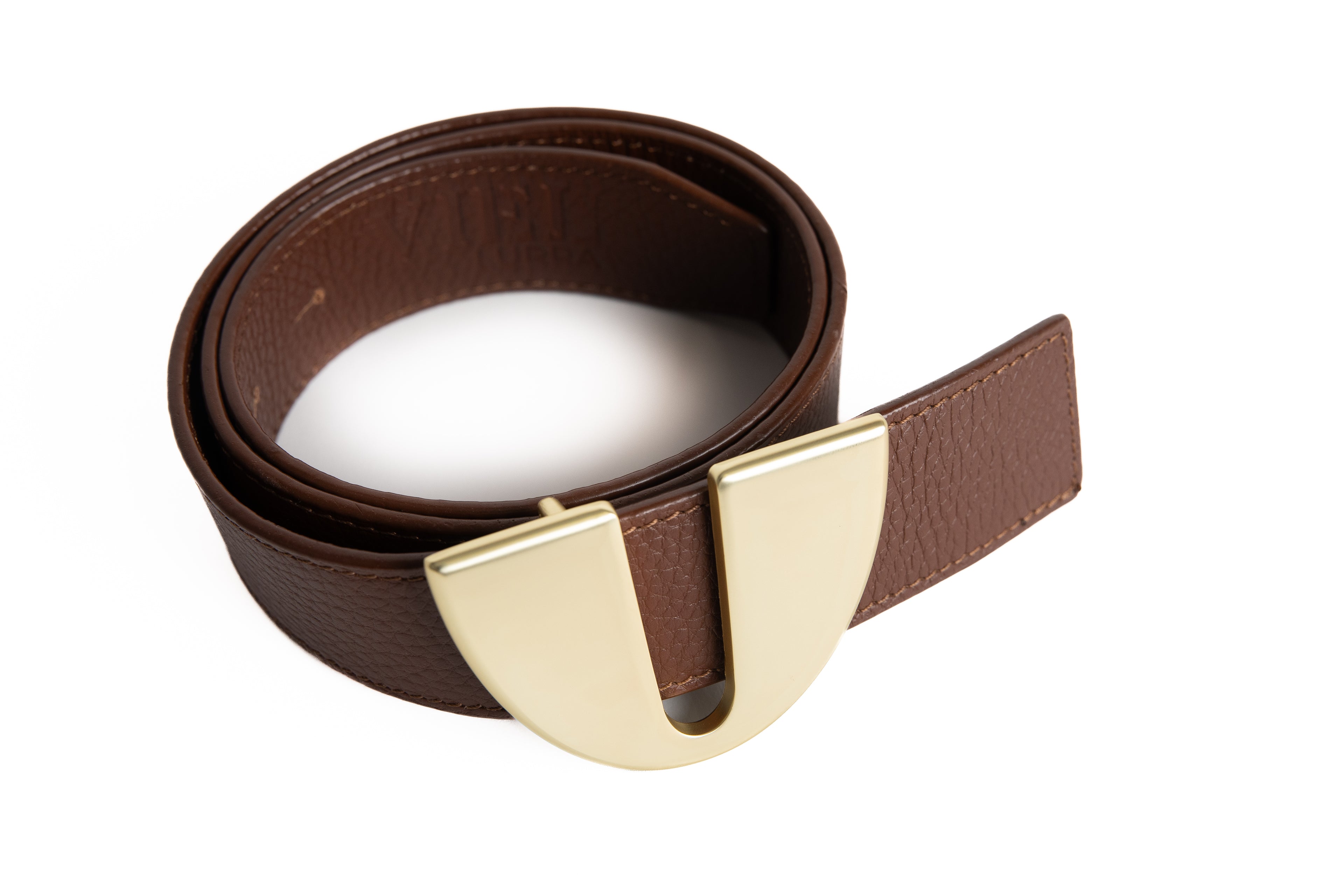 Cinturón Lurra oro mate