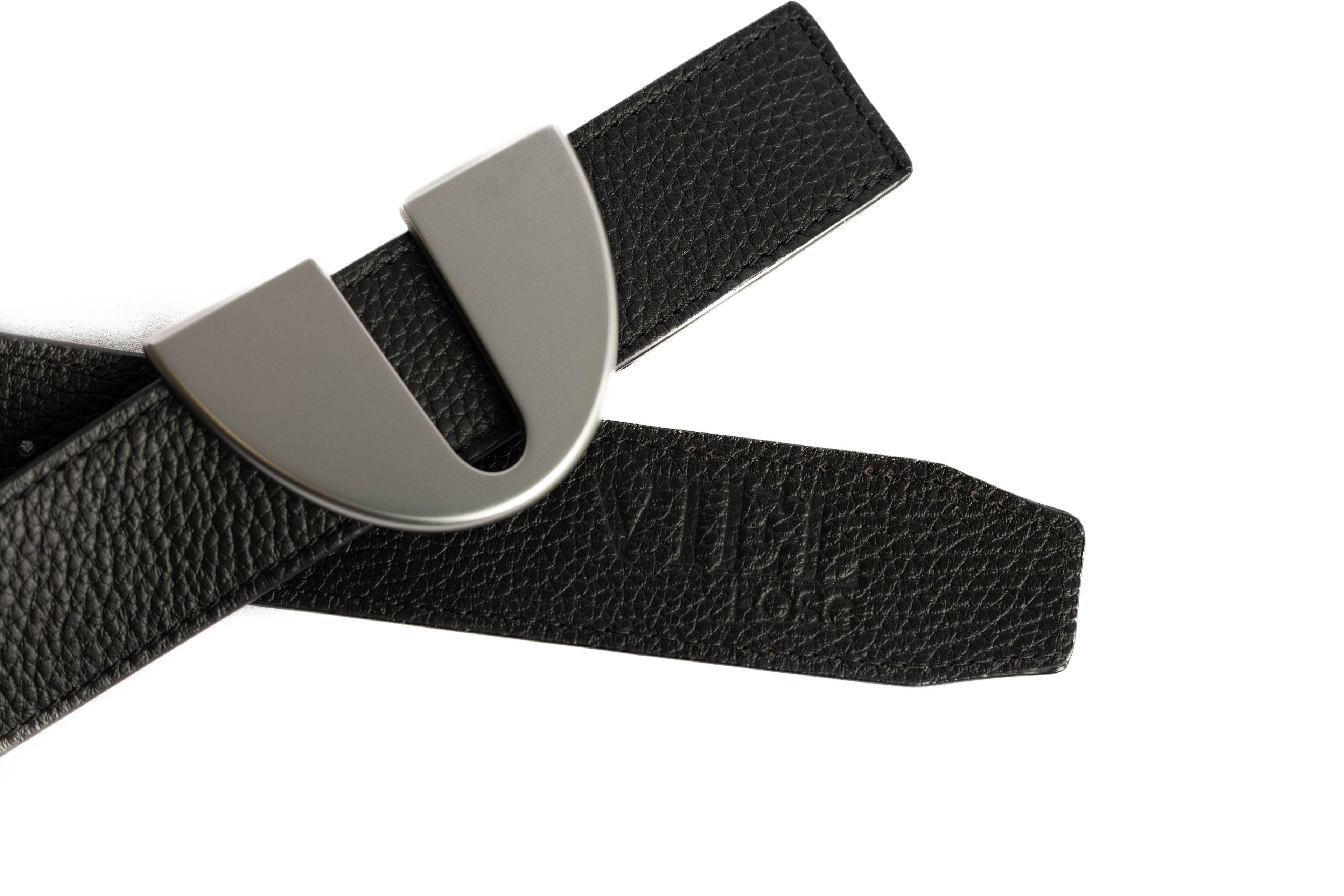 Cinturón Fosc plata mate