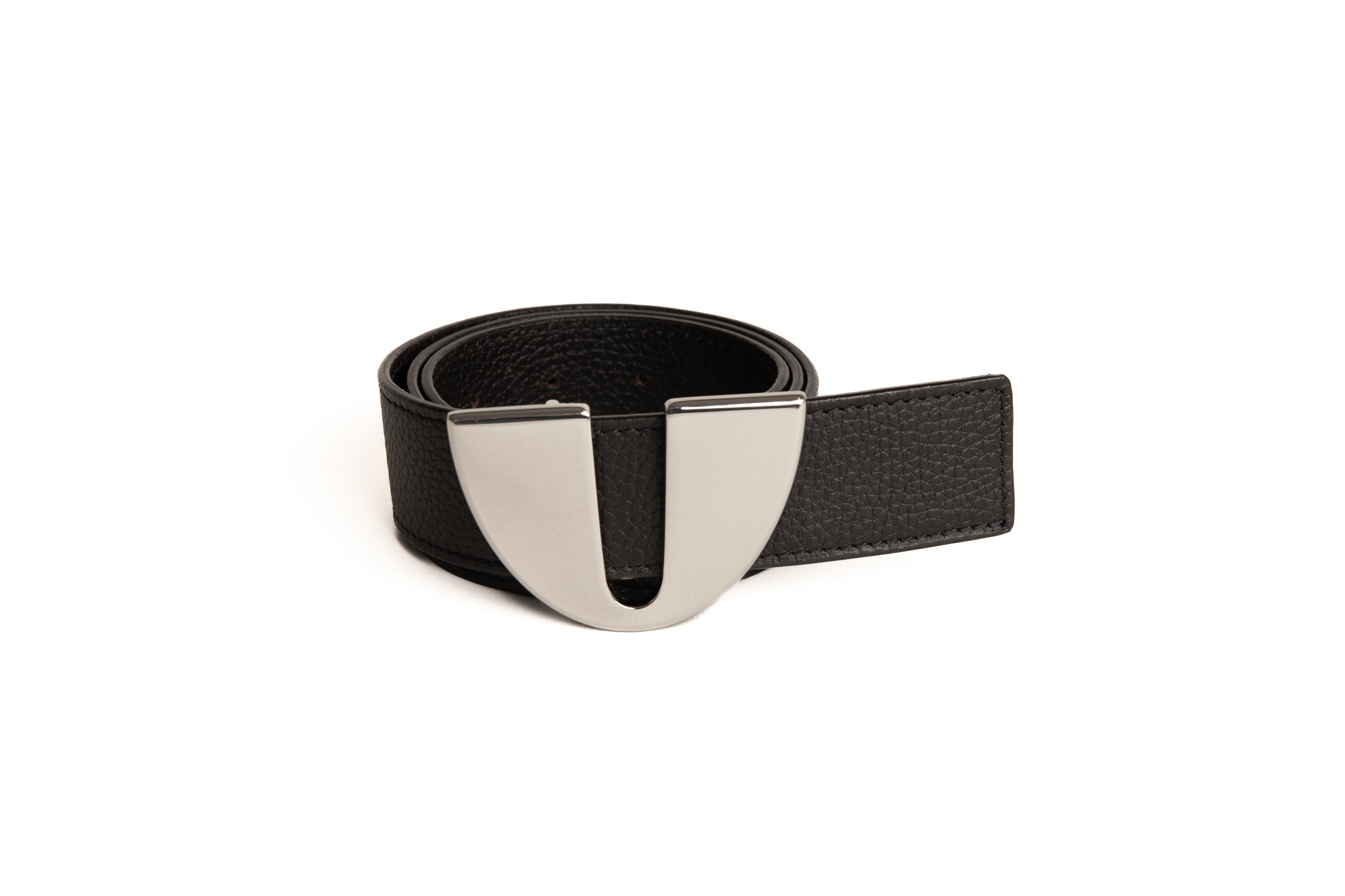 Cinturón Fosc plata brillante