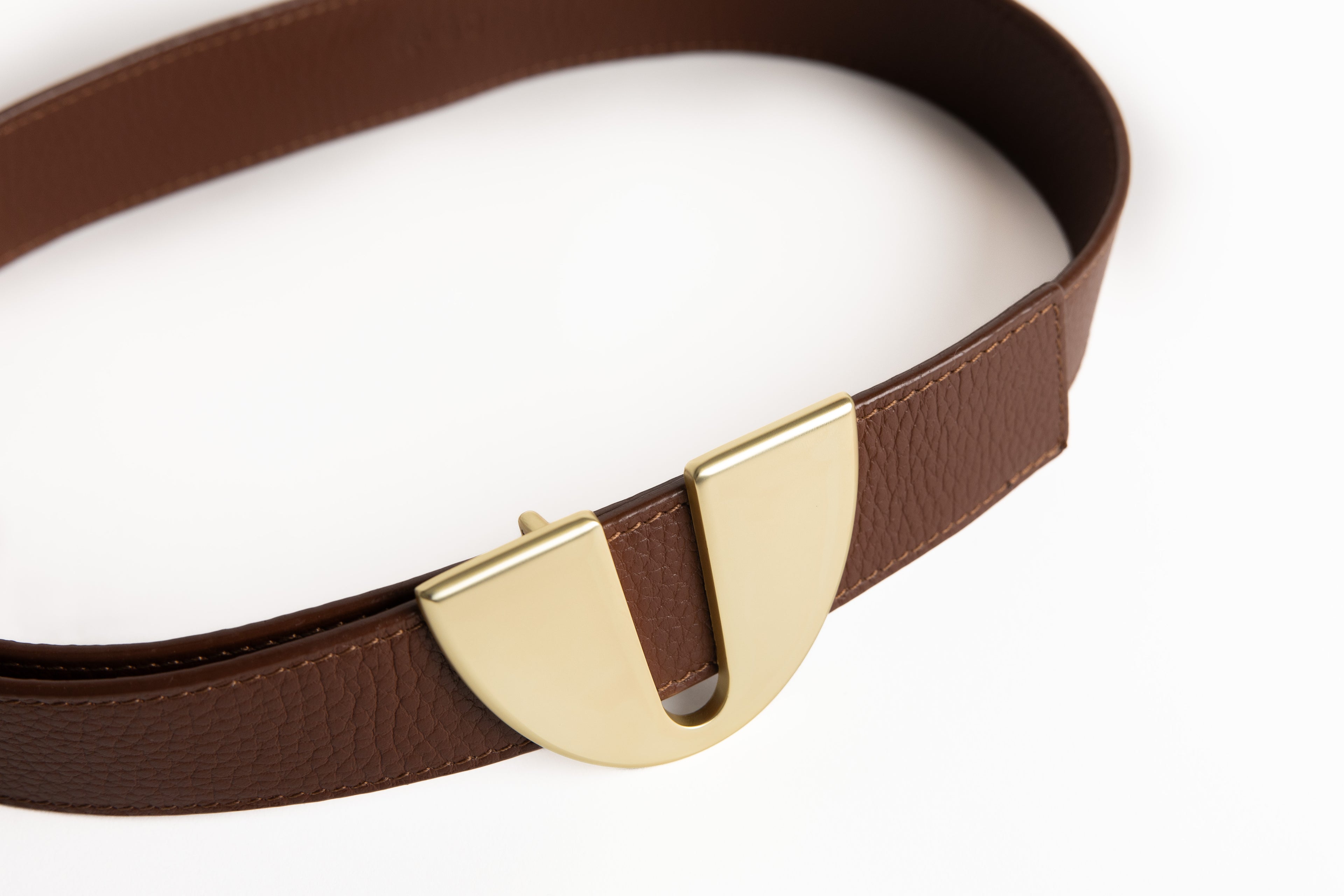 Cinturón Lurra oro mate