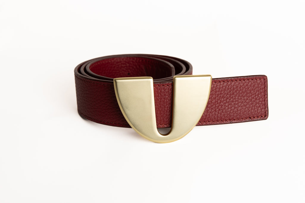 Cinturón Otto oro mate