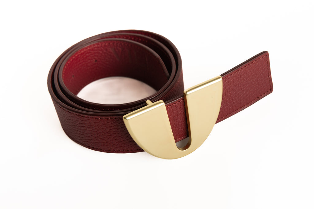 Cinturón Otto oro mate