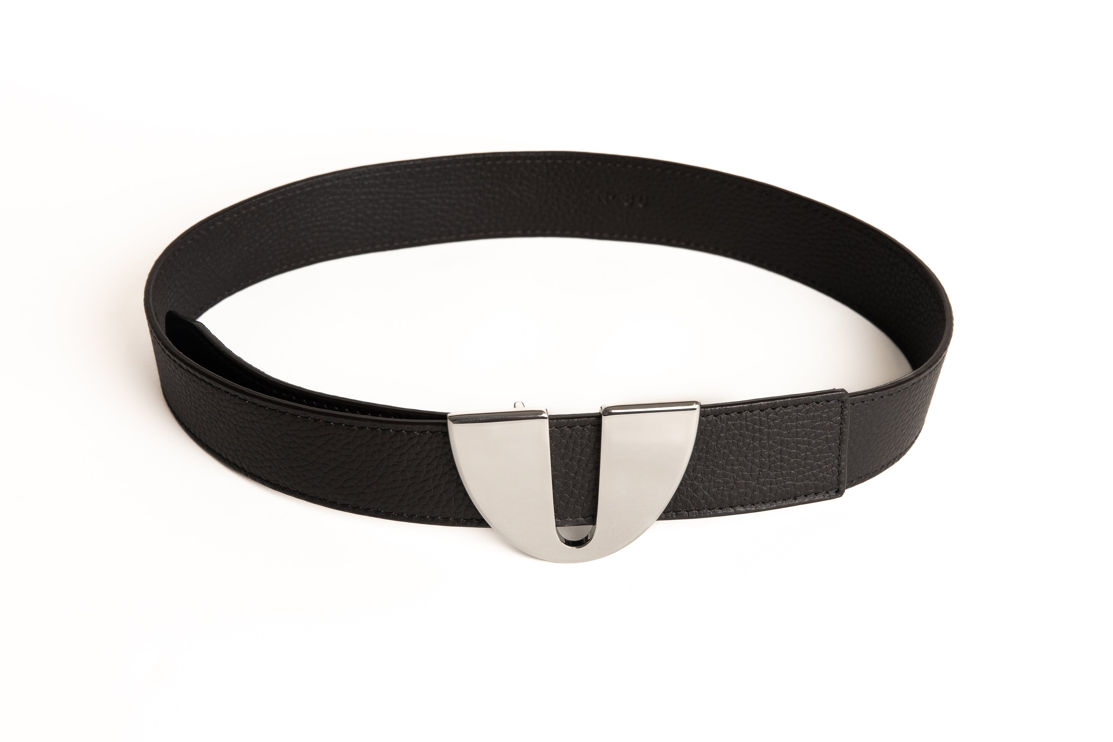 Cinturón Fosc plata brillante